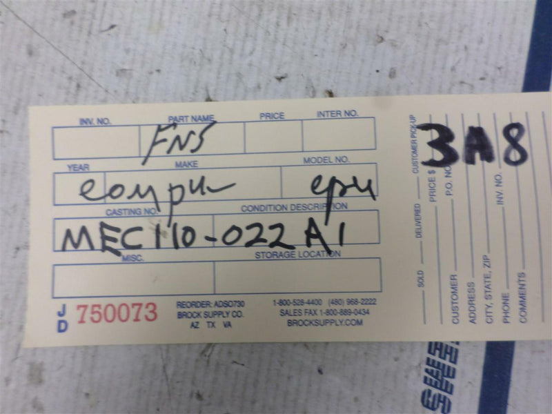 OEM Engine Computer Programmed Plug&Play Nissan Altima 2007 Mec110-022 A1 PCM