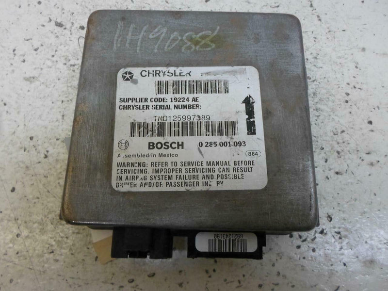 Airbag Control Module Plymouth Voyager 1996 1997 1998 1999 2000 0285001093