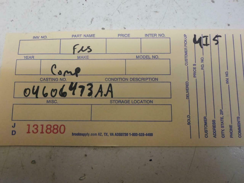 Transmission Control Module TCM TCU Chrysler Sebring 1997 04606473Aa