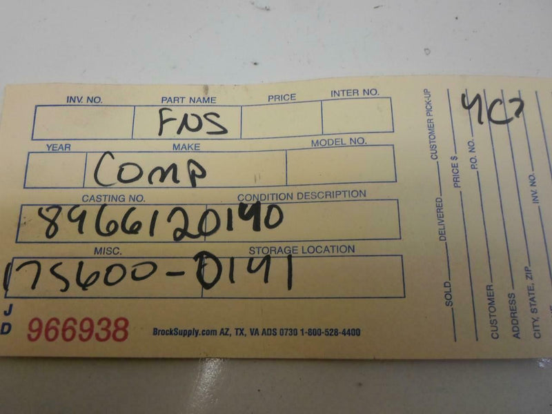 OEM Engine Computer Toyota Celica 1986 89661-20140 PCM ECM ECU