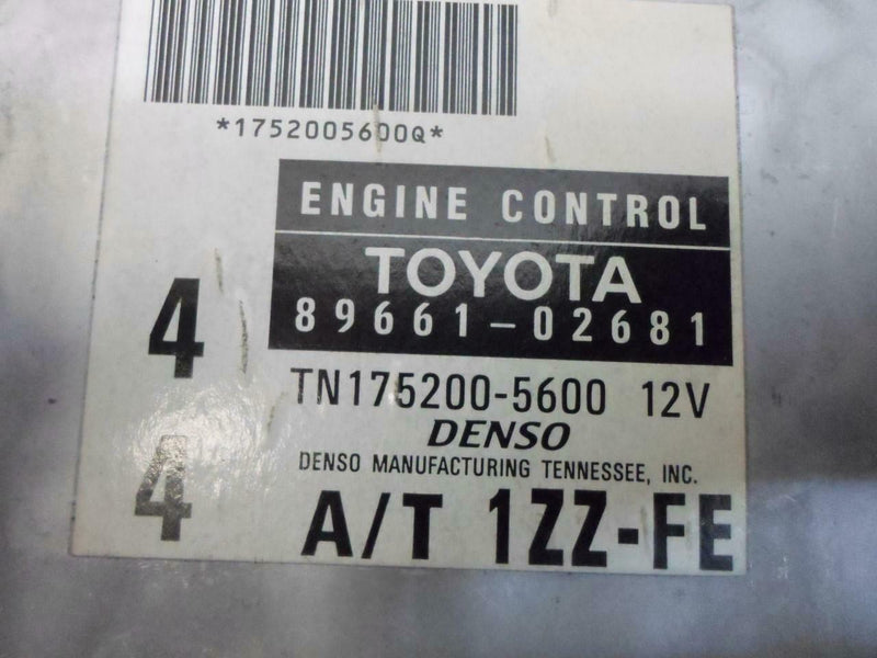 OEM Engine Computer Programmed Plug&Play Toyota Corolla 2000 89661-02681 ECM PCM