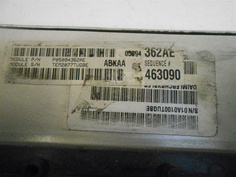 OEM Engine Computer Programmed Plug&Play Dodge Ram Truck 2008 05094362Ae PCM ECM