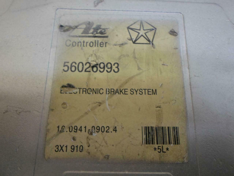 ABS Control Module Jeep Wrangler 1993 1994 1995 56026993