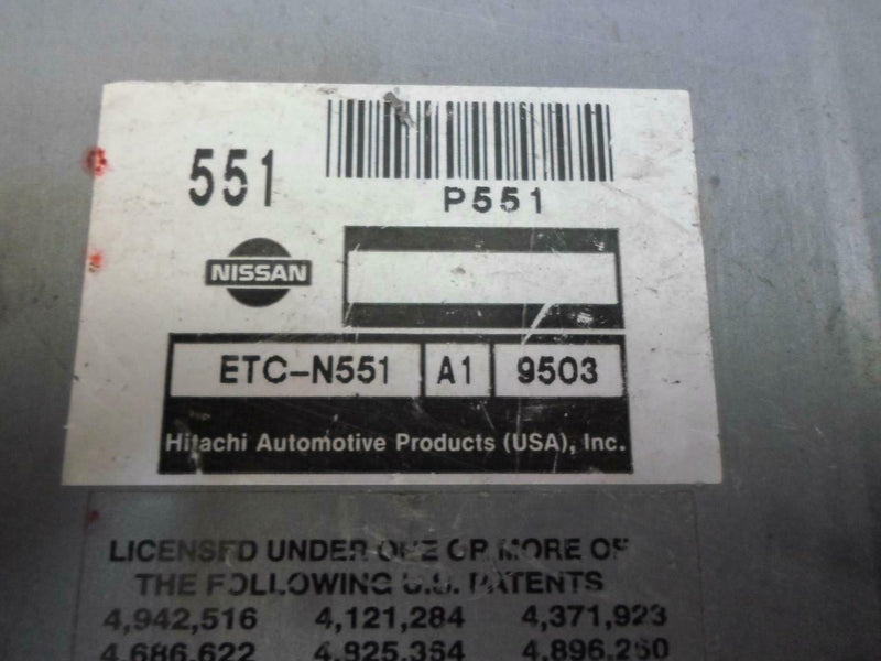 Transmission Control Module TCM TCU Nissan Altima 1998 1999 ETC-N551 A1