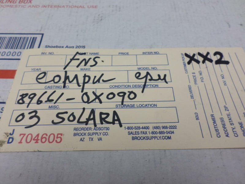 OEM Engine Computer Programmed Plug&Play Toyota Solara 2002 2003 89661-0X090 ECM PCM