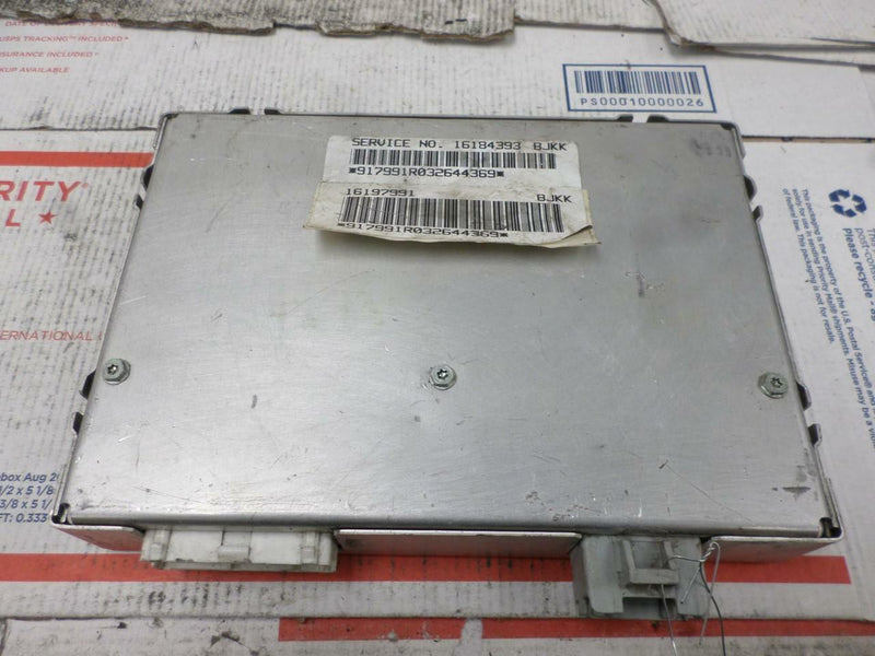 ABS Control Module Pontiac Grand Prix 1994 16184393 16197991