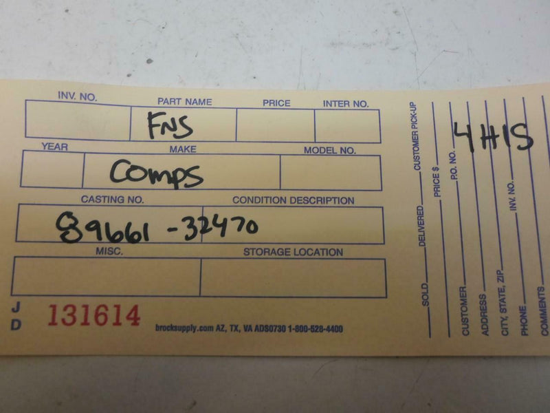 OEM Engine Computer Programmed Plug&Play Toyota Camry 1990 1991 89661-32470 At PCM