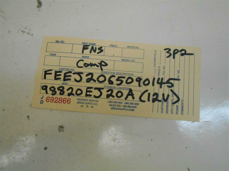 Airbag Control Module Infiniti M35 2007 2008 98820Ej20A