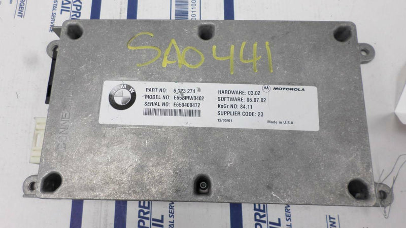 Communication Control Module BMW E65 745I 2002 6923274 Motorola