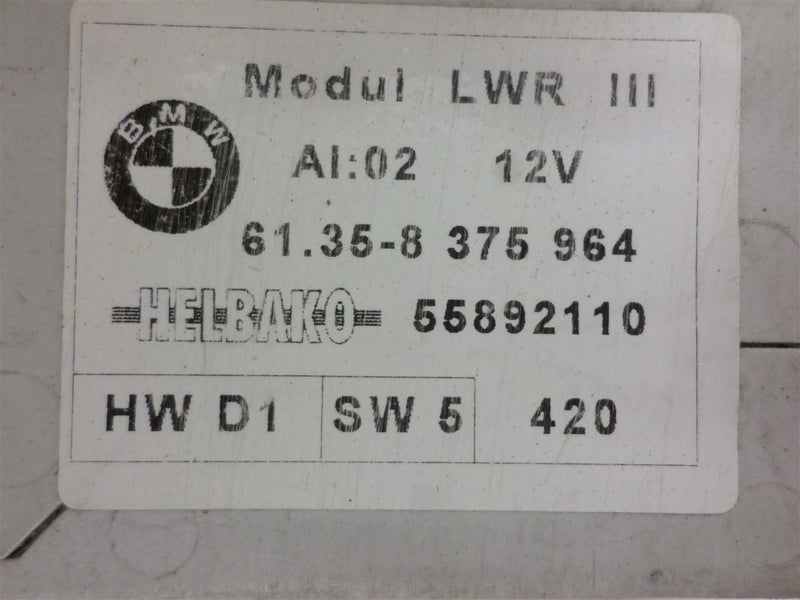 Headlamp AIM Control Module BMW 525I 2001 2002 2003 61.35-8 375 964