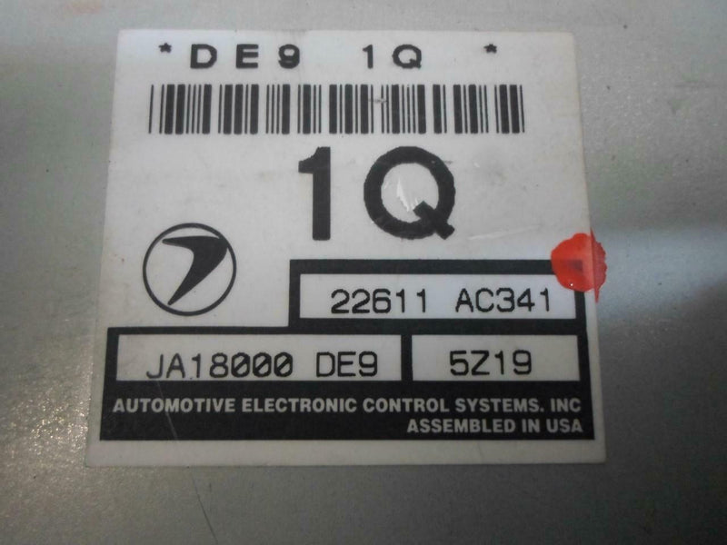 OEM Engine Computer Subaru Legacy 1996 22611 Ac341 2.5L PCM ECM ECU