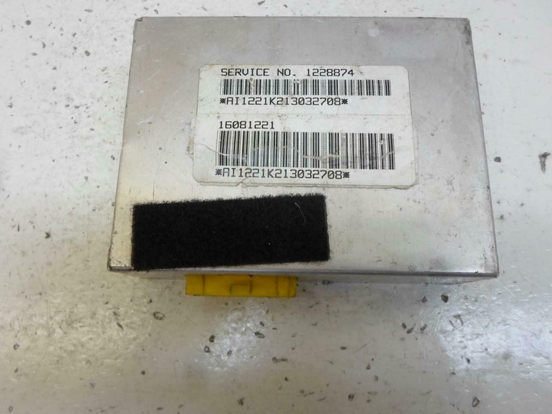 Airbag Control Module Chevrolet Beretta 1991 1992 1228874