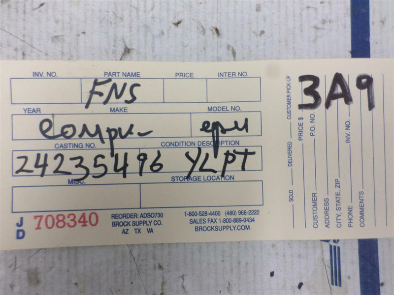 Transmission Control Module TCM TCU Cadillac STS 2006 24235496 24233202