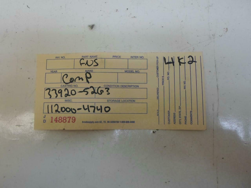 OEM Engine Computer Suzuki Swift 1997 33920-52Gs0 At ECM PCM ECU