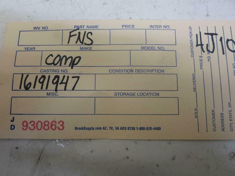 OEM Engine Computer Chevrolet Cavalier 1994 16191947 ECM PCM ECU