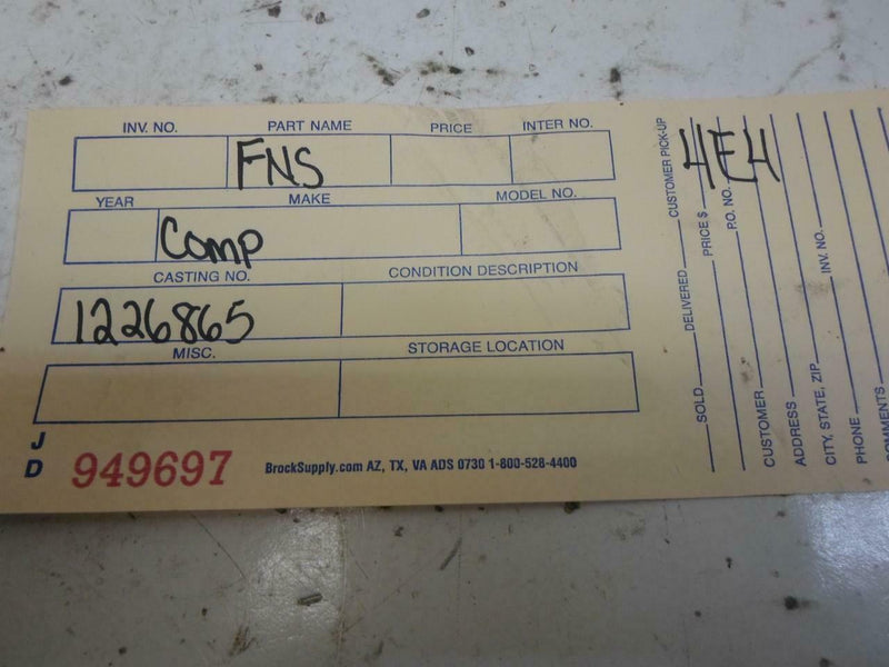 OEM Engine Computer Chevrolet Citation 1985 1226865 ECM PCM ECU