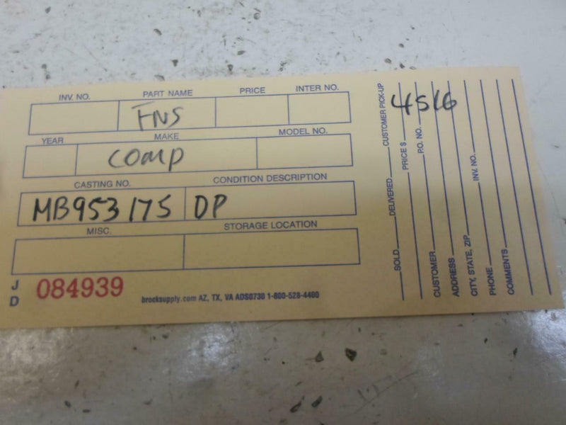 Airbag Control Module Mitsubishi Mirage 1997 1998 1999 Mb953175