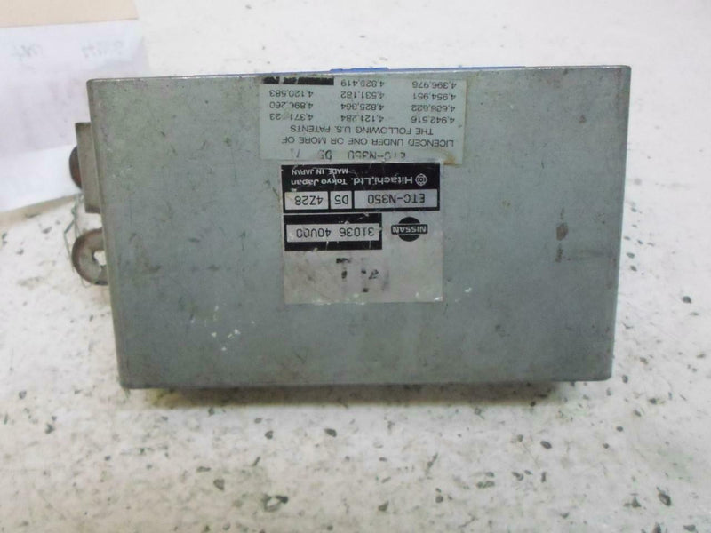 Transmission Control Module TCM TCU Nissan Maxima 1995 1996 31036 40U00