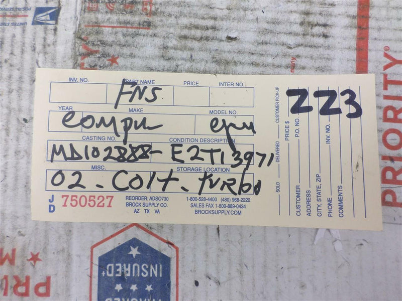 OEM Engine Computer Mitsubishi Mirage 1987 1988 Md102888 E2T13971 1.6L PCM ECM