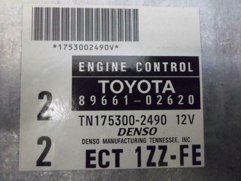 OEM Engine Computer Programmed Plug&Play Toyota Corolla 1999 2000 89661-02620 At
