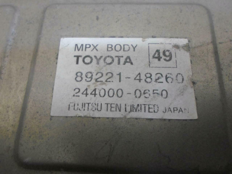 Multiplex Network Control Module Toyota Highlander 2006 2007 – 89221-48260