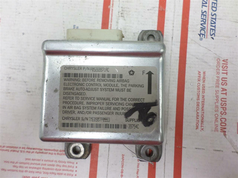 Airbag Control Module Dodge Neon 1997 1998 1999 05269971Ac