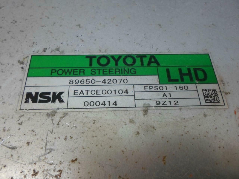 Steering Control Module Toyota Rav4 2009 2010 2011 2012 89650-42070