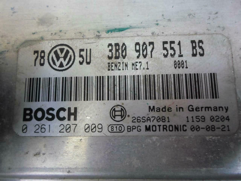 OEM Engine Computer for 2001, 2002 Volkswagen Passat 2.8L – 3B0 907 551 BS