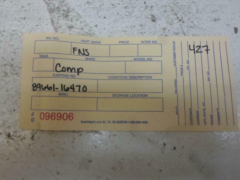 OEM Engine Computer Programmed Plug&Play Toyota Paseo 1996 89661-16470 At ECM