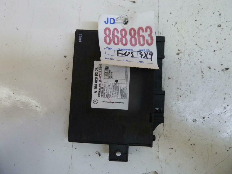 Keyless Go Control Module Mercedes-Benz ML-Class 2007 – 164 820 93 26