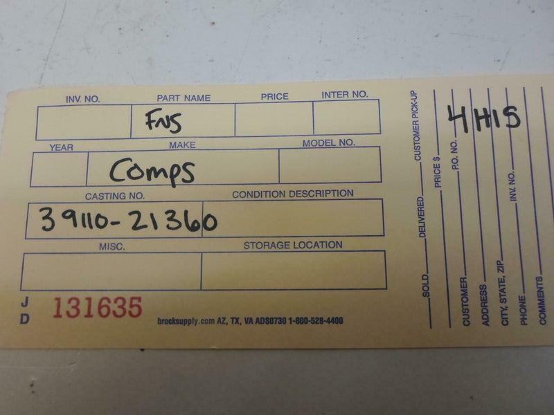 OEM Engine Computer Hyundai Excel 1986 1987 39110-21360 ECM PCM ECU