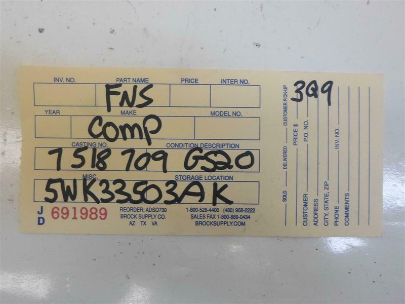 Transmission Control Module TCM TCU BMW E46 3-Series 325I 2003 7518709