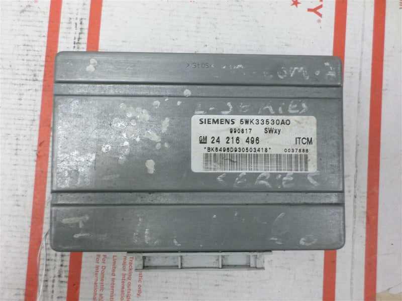 Transmission Control Module TCM TCU Saturn L Series 2000 2001 24216496