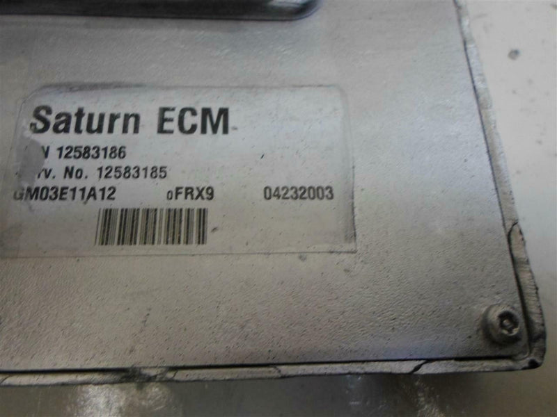 OEM Engine Computer Programmed Saturn Ion 2003 12583185 12583186 ECU ECM PCM