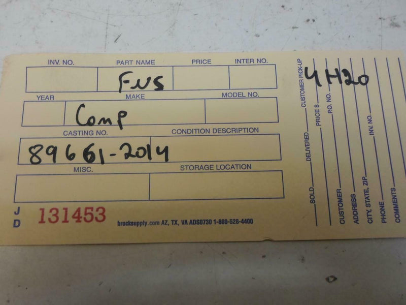 OEM Engine Computer Toyota Celica 1986 89661-20140 PCM ECM ECU