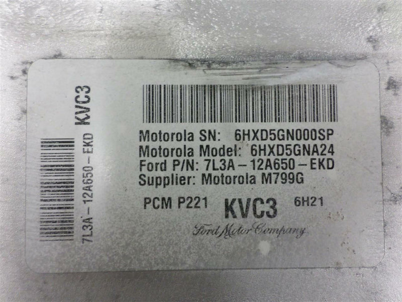 OEM Engine Computer Programmed Ford F150 Pickup 2007 7L3A-12A650-Ekd Kvc3 5.4L