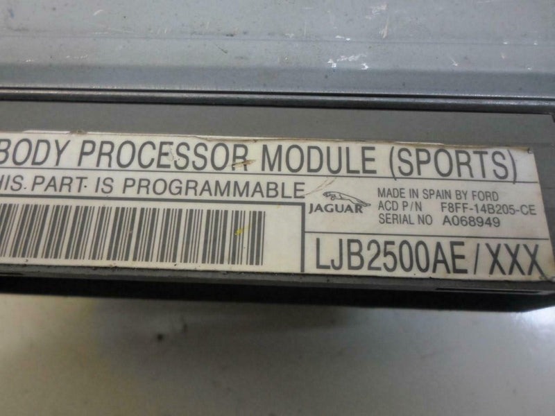 Body Processor Control Module 1998 1999  2000 2001 2002 Jaguar XJ8 – F8FF-14B205-CE