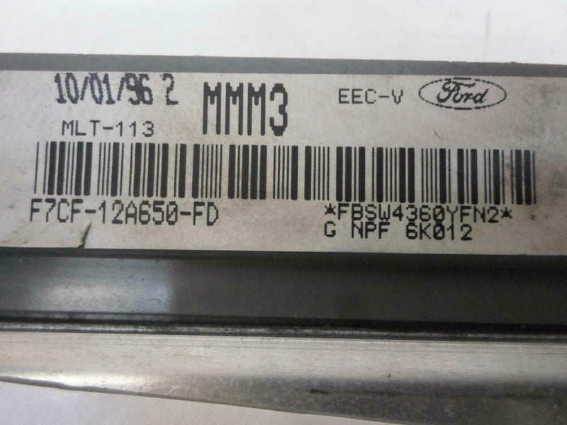 OEM Engine Computer for 1997 Ford Escort 2.0L – F7CF-12A650-FD