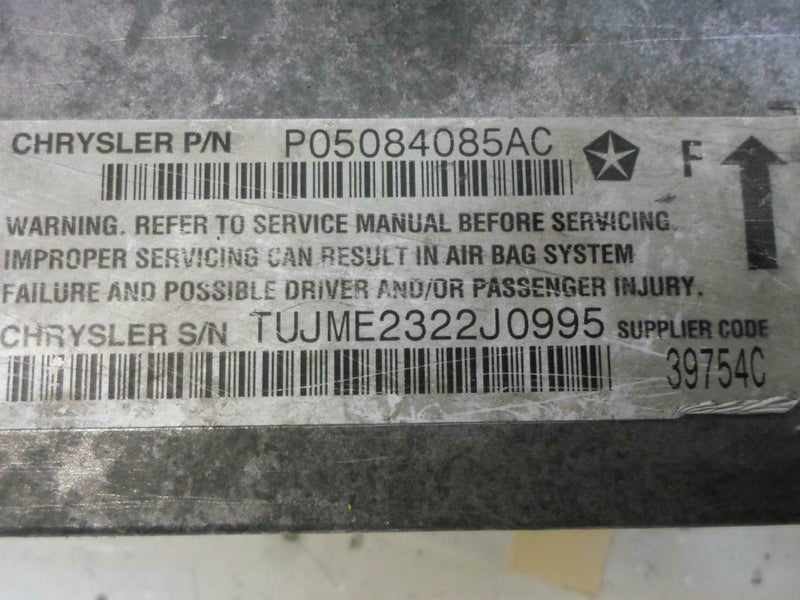 Airbag Control Module Dodge Neon 2003 2004 2005 05084085Ac