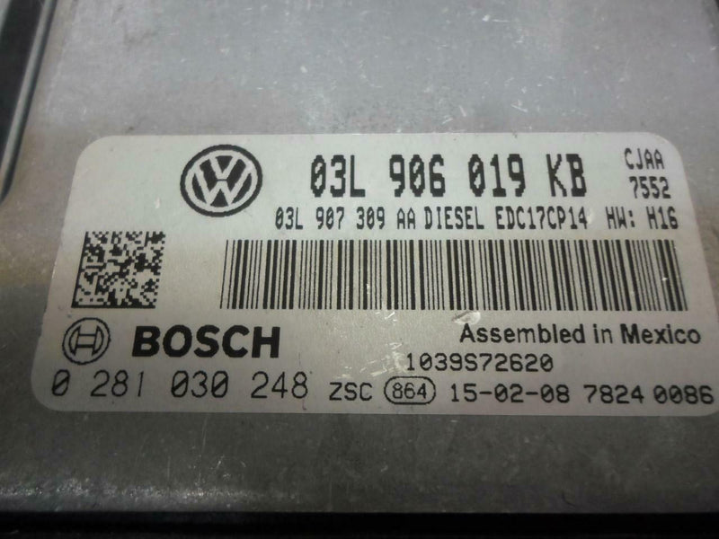 OEM Engine Computer Volkswagen Beetle 2013 2014 03L906019Kb ECM ECU PCM