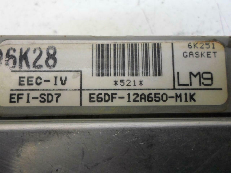 OEM Engine Computer Ford Taurus 1986 E6Df-12A650-M1K Lm9 PCM ECM ECU