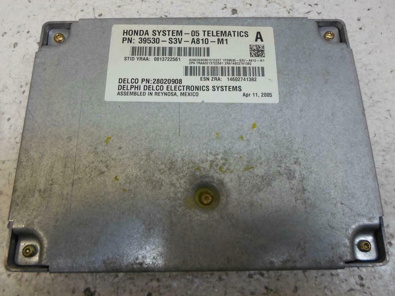 Communication Control Module Acura Mdx 2005 2006 39530-S3V-A810-M1