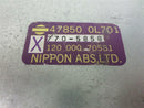 ABS Control Module Nissan Maxima 1997 1998 1999 47850-0L701