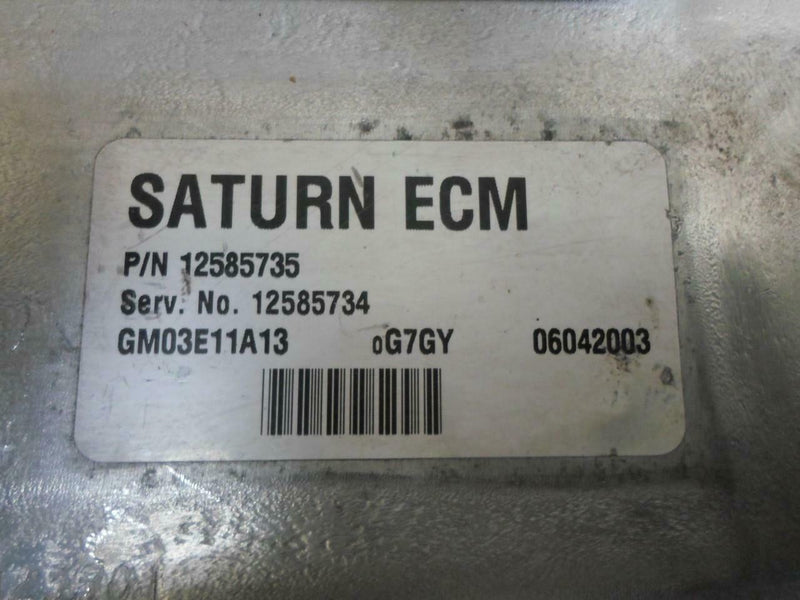 OEM Engine Computer Programmed Plug&Play Saturn Ion 2003 12585735 12585734 2.2L PCM