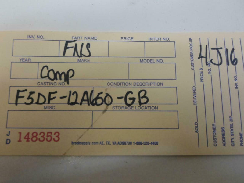 OEM Engine Computer Ford Taurus 1995 F5Df-12A650-Gb Pdd1 ECM PCM ECU