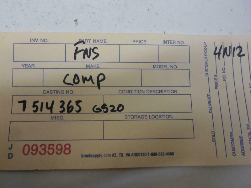 Transmission Control Module TCM TCU BMW E46 3-Series 325I 2002 7514365