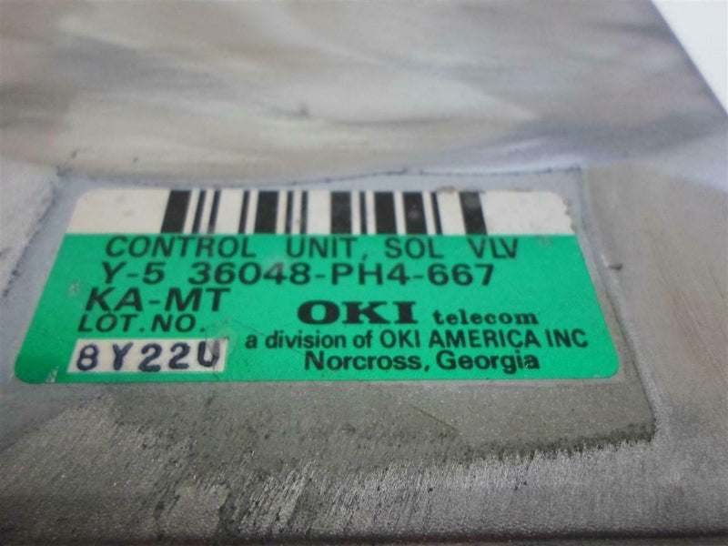 OEM Engine Computer Honda Accord 1988 1989 36048-Ph4-667 Mt PCM ECM ECU