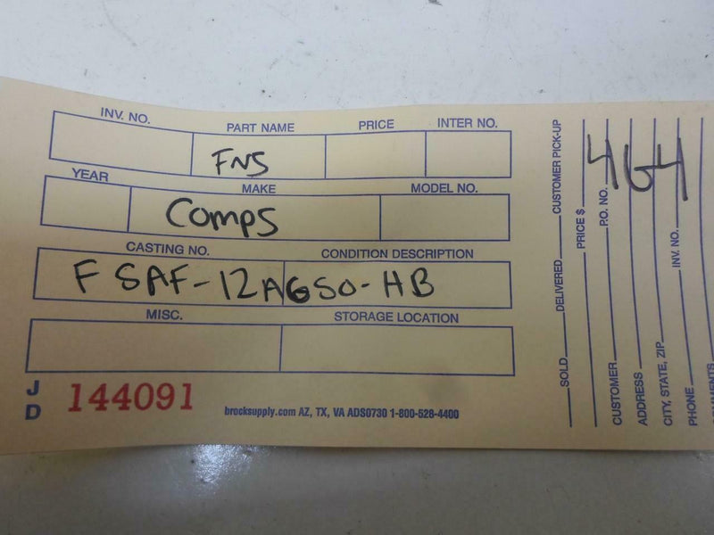 OEM Engine Computer Programmed Lincoln Town Car 1995 F5Af-12A650-Hb Bch1 PCM ECM