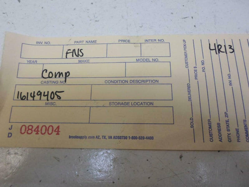 OEM Engine Computer Chevrolet Lumina Van 1991 1992 1993 16149405 3.1L ECU ECM
