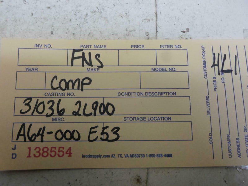 Transmission Control Module TCM TCU Nissan Maxima 1998 31036 2L900